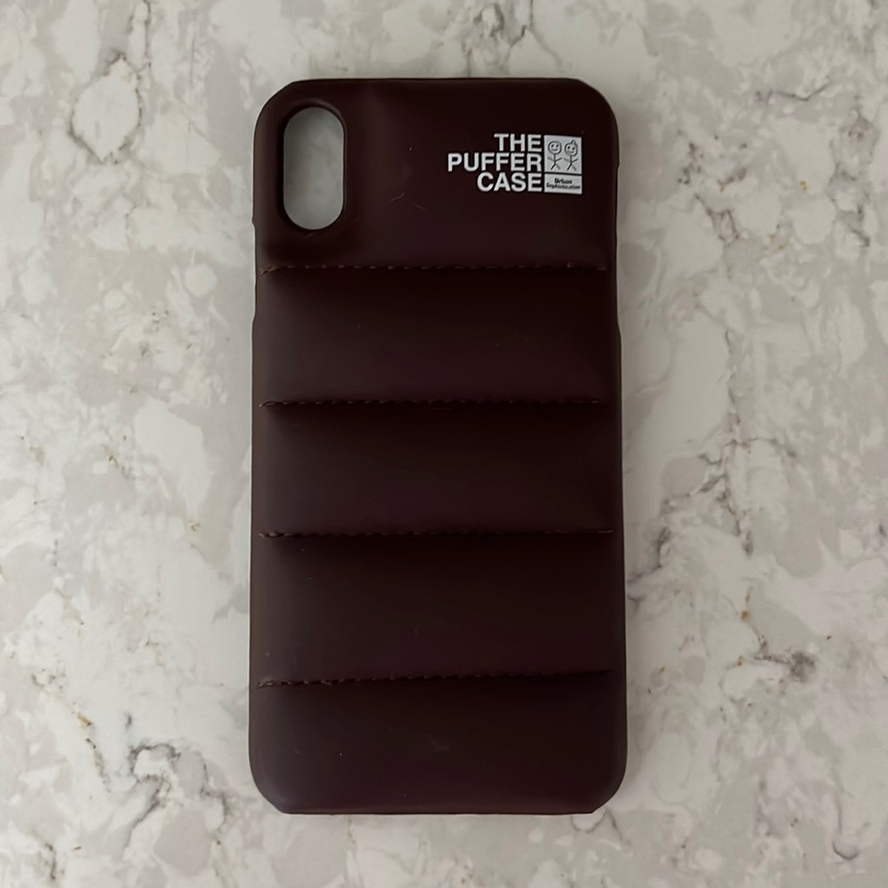 iPhone XS Max puffer case by urban sophistication